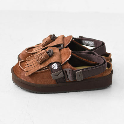 SHAKA [シャカ] MOC MULE TASSEL COWHAIR [SK-339] キルトタッセル付きミュールサンダル [2025AW]