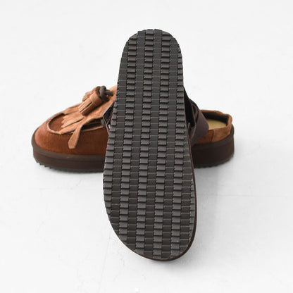 SHAKA [シャカ] MOC MULE TASSEL COWHAIR [SK-339] キルトタッセル付きミュールサンダル [2025AW]