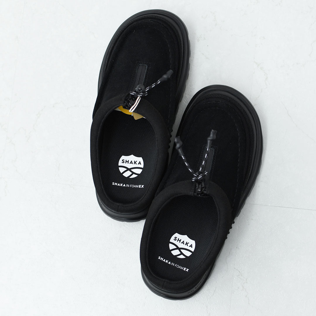 SHAKA [シャカ] ZIP MOCCASIN MULE EX [SK-347] ジップモカシンミュール [2025AW]