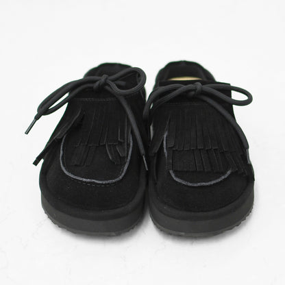 SHAKA [シャカ] BOAT MOC MULE SUEDE [SK-372] ボートモックミュールシェード・キルトタッセル付きミュールサンダル・ミュールサンダル・ミュール・カウヘア・牛革・タッセル付き・LADY'S [2026AW]