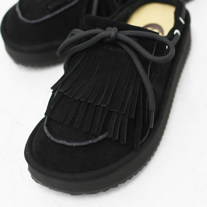 SHAKA [シャカ] BOAT MOC MULE SUEDE [SK-372] ボートモックミュールシェード・キルトタッセル付きミュールサンダル・ミュールサンダル・ミュール・カウヘア・牛革・タッセル付き・LADY'S [2026AW]