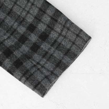 LE GLAZIK [ル・グラジック] WOOL RIVER REVERSIBLE COAT [JL-8982MFW]ウールリバー リバーシブルコート・コート・アウター・リバーコート・ノーカラーコート・カラーレスコート・ウールリバー・リバーシブル・LADY'S [2025AW]