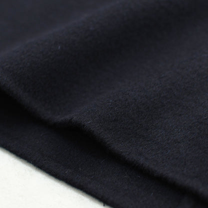 LE GLAZIK [ル・グラジック] W Lamb Wool Rever Double-Breasted Coat [LG-A0451ROB] ラムウールリバー ダブルブレストコート・ロングコート・ダブルブレストコート・テーラードカラー・ストレートシルエット・ラムウール・LADY'S [2026AW]