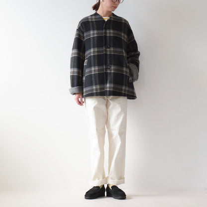 LE GLAZIK [ル・グラジック] REVERSIBLE COLLARLESS JACKET [LG-A0617MFW] リバーシブル・カラーレス・ジャケット [2024AW]