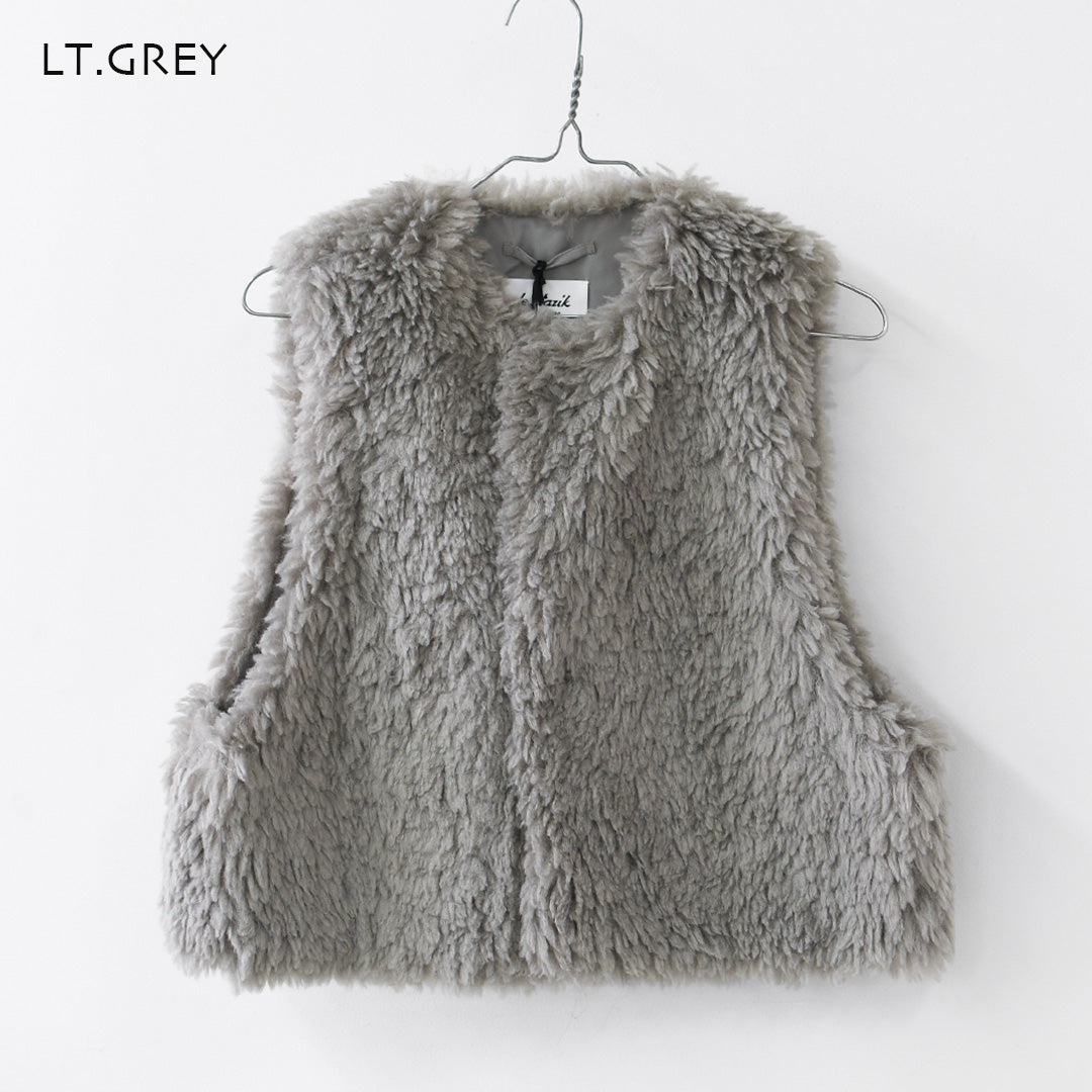 LE GLAZIK [ル・グラジック] ECO FUR GILET [LG-B0423FPT] エコファー ジレ・LADY'S [2026AW]