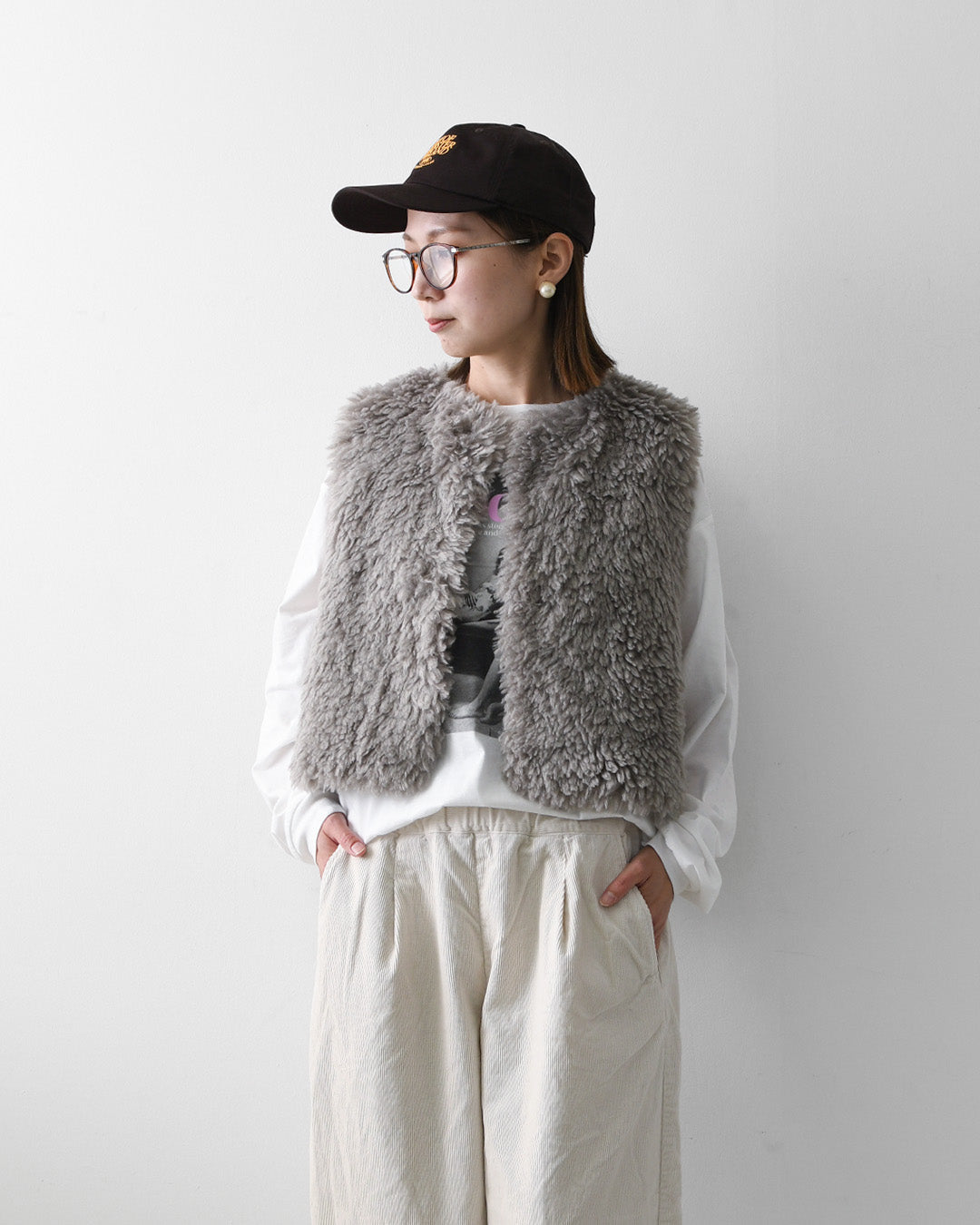 LE GLAZIK [ル・グラジック] ECO FUR GILET [LG-B0423FPT] エコファー ジレ・LADY'S [2026AW]