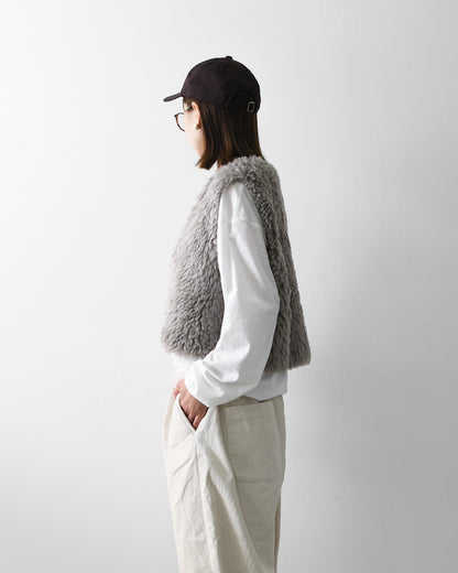LE GLAZIK [ル・グラジック] ECO FUR GILET [LG-B0423FPT] エコファー ジレ・LADY'S [2026AW]