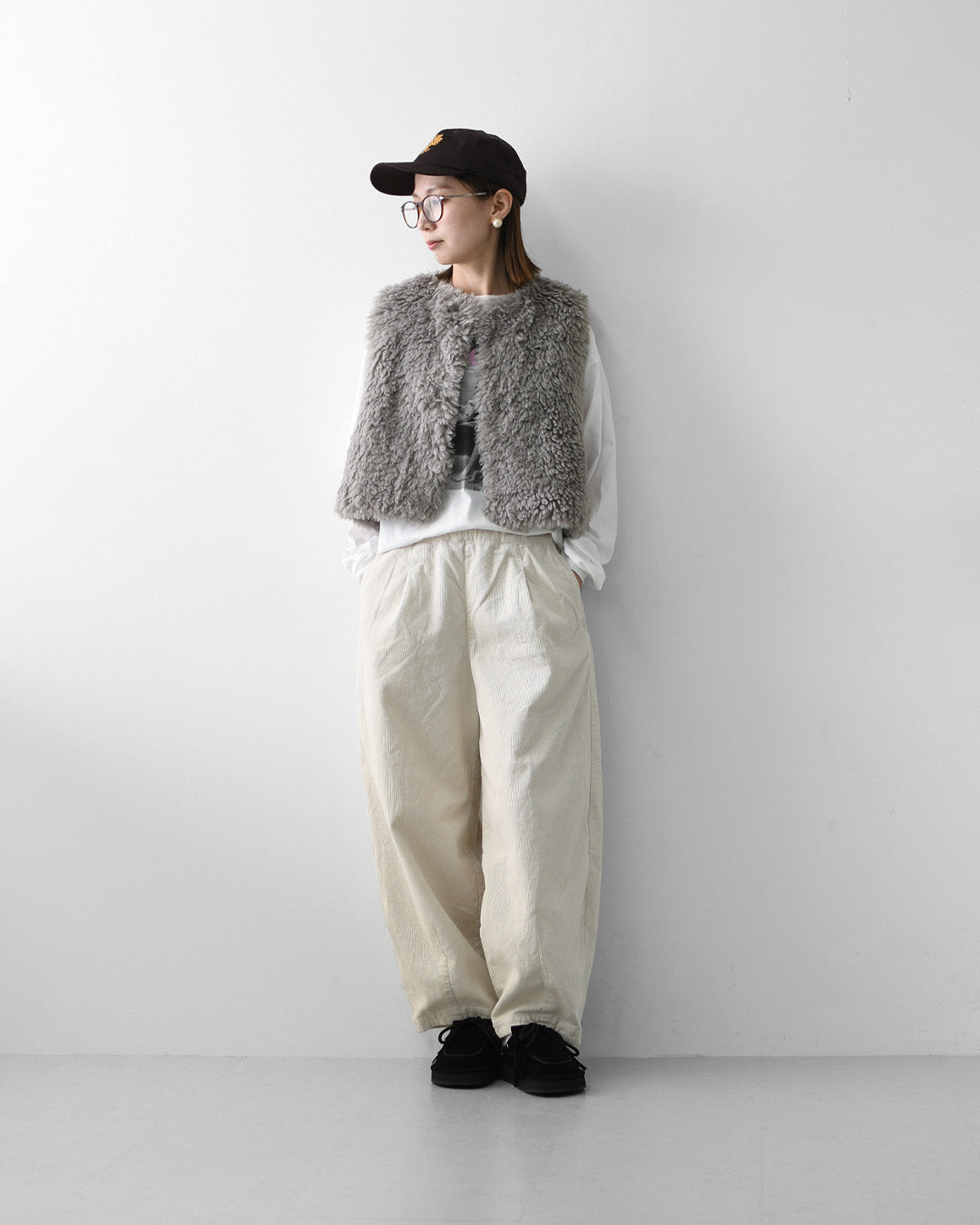 LE GLAZIK [ル・グラジック] ECO FUR GILET [LG-B0423FPT] エコファー ジレ・LADY'S [2026AW]