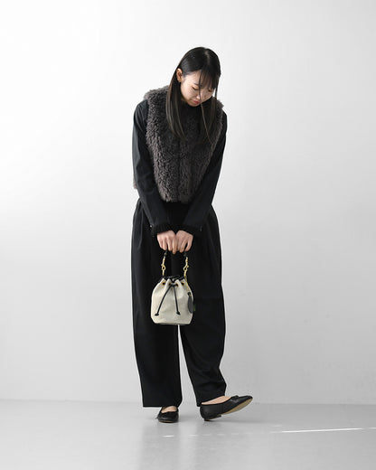 LE GLAZIK [ル・グラジック] ECO FUR GILET [LG-B0423FPT] エコファー ジレ・LADY'S [2026AW]