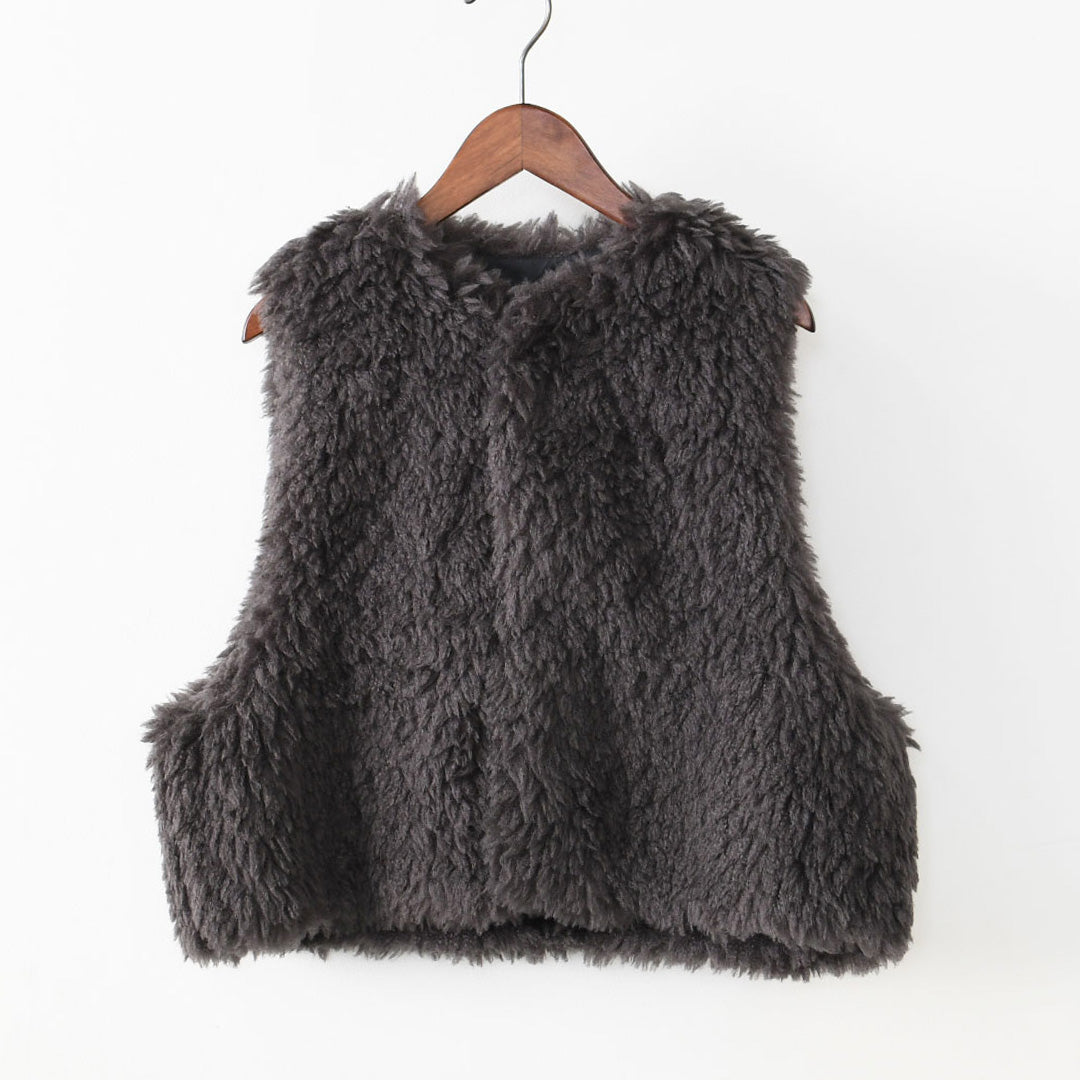 LE GLAZIK [ル・グラジック] ECO FUR GILET [LG-B0423FPT] エコファー ジレ・LADY'S [2026AW]