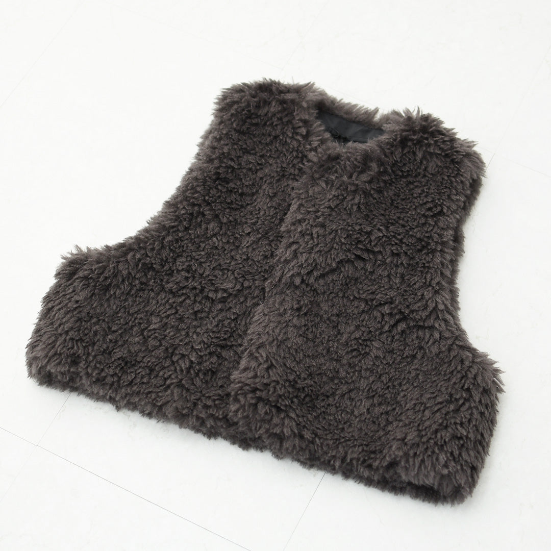 LE GLAZIK [ル・グラジック] ECO FUR GILET [LG-B0423FPT] エコファー ジレ・LADY'S [2026AW]