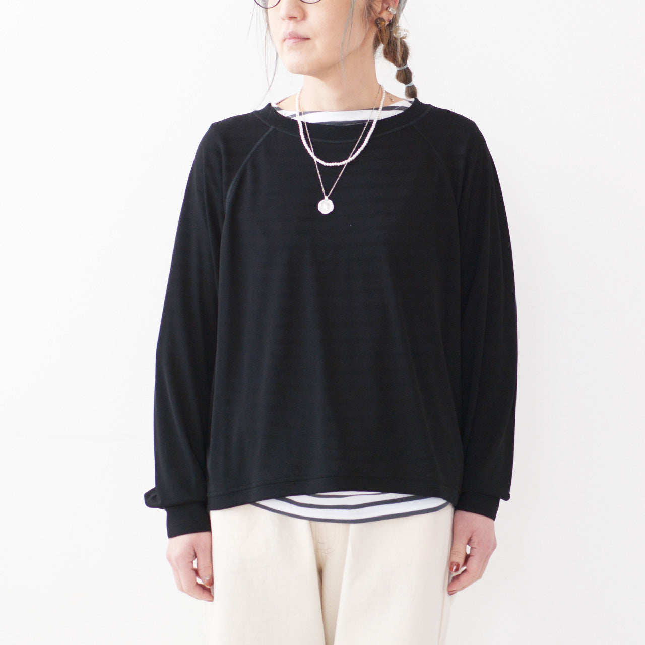 LE GLAZIK [ル・グラジック] LONG SLEEVE P.O. [LG-C0331RES] ロングスリーブプルオーバー [2024SS]