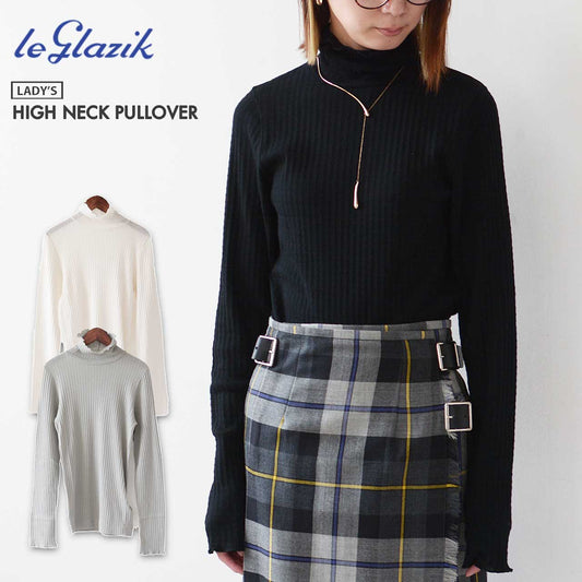 LE GLAZIK [ル・グラジック] HIGH NECK PULLOVER [LG-C0385CRR] ハイネックプルオーバー [2024AW]