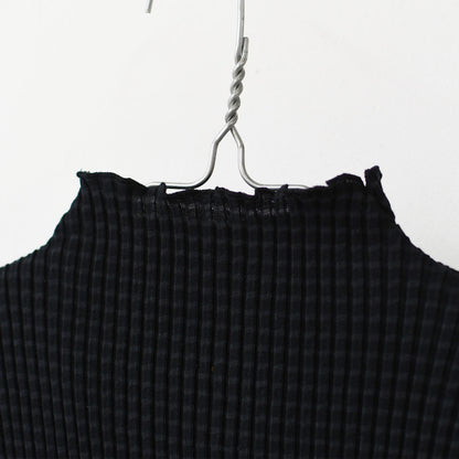 LE GLAZIK [ル・グラジック] BOTTLE NECK LONG T-SHIRT [LG-C0505 AKT] コットンランダムリブ ボトルネック長袖Tシャツ・ボトルネック・プルオーバー・コットン・LADY'S [2025AW]