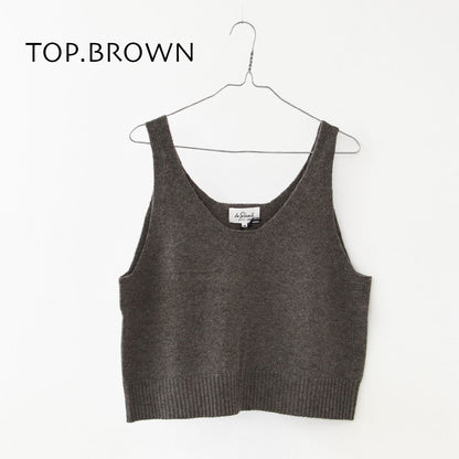 LE GLAZIK [ル・グラジック] VNECK KNIT VEST [LG-D0134 EMW] Vネックニットベスト・ニットベスト・ベスト・Vネック・ハイゲージウール・LADY'S [2025AW]