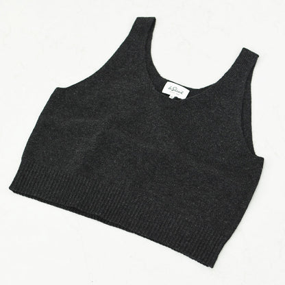 LE GLAZIK [ル・グラジック] VNECK KNIT VEST [LG-D0134 EMW] Vネックニットベスト・ニットベスト・ベスト・Vネック・ハイゲージウール・LADY'S [2025AW]