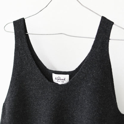 LE GLAZIK [ル・グラジック] VNECK KNIT VEST [LG-D0134 EMW] Vネックニットベスト・ニットベスト・ベスト・Vネック・ハイゲージウール・LADY'S [2025AW]