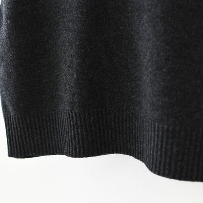 LE GLAZIK [ル・グラジック] VNECK KNIT VEST [LG-D0134 EMW] Vネックニットベスト・ニットベスト・ベスト・Vネック・ハイゲージウール・LADY'S [2025AW]