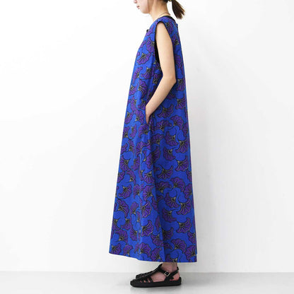 LE GLAZIK [ル・グラジック] V NECK FLARED DRESS [LG-G0077BTK] Vネックフレアドレス [2025SS]