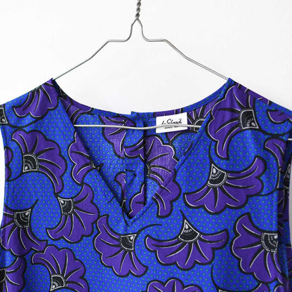 LE GLAZIK [ル・グラジック] V NECK FLARED DRESS [LG-G0077BTK] Vネックフレアドレス [2025SS]