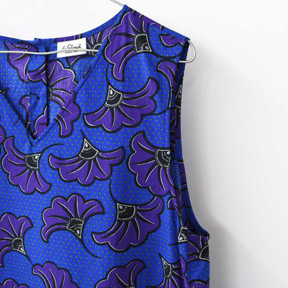 LE GLAZIK [ル・グラジック] V NECK FLARED DRESS [LG-G0077BTK] Vネックフレアドレス [2025SS]