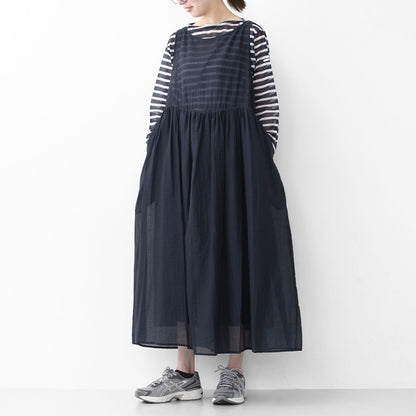 LE GLAZIK [ル・グラジック] SHEER GATHER ONEPIECE [LG-G0102CNS] シアー ギャザーワンピース [2025SS]