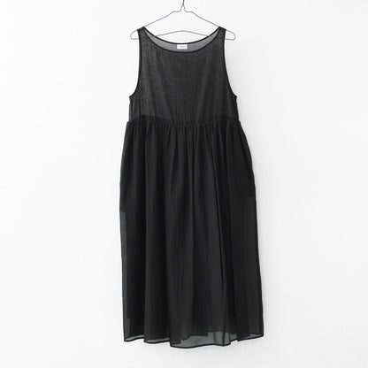 LE GLAZIK [ル・グラジック] SHEER GATHER ONEPIECE [LG-G0102CNS] シアー ギャザーワンピース [2025SS]