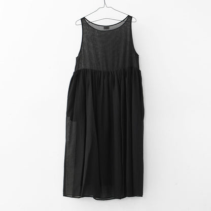 LE GLAZIK [ル・グラジック] SHEER GATHER ONEPIECE [LG-G0102CNS] シアー ギャザーワンピース [2025SS]