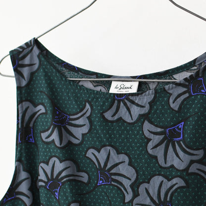 LE GLAZIK [ル・グラジック] Batik sleeveless dress[LG-G0121BTK] バティック ノースリーブワンピース・ワンピース・スリーブレス・Aライン・ギャザー・リゾート・LADY'S [2025SS]