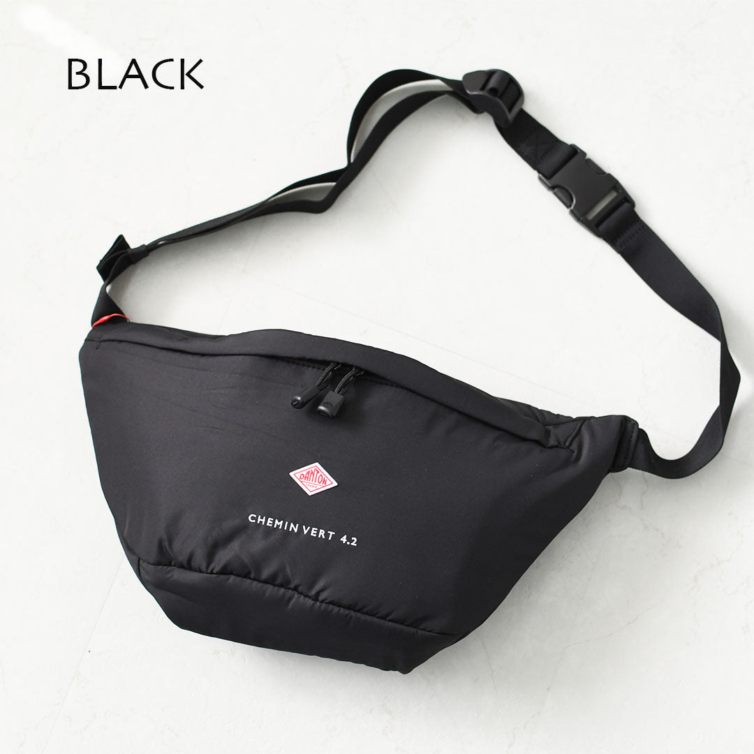 DANTON [ダントン] Polyester Taffeta Sling Bag -CHEMIN VERT 4.2- [CHEMIN VERT 42] ポリエステルタフタ スリングバッグ・シュマン・ヴェール 4.2・ボディバッグ・ポリエステルタフタ・ショルダーバッグ・MEN'S / LADY'S [2026AW]