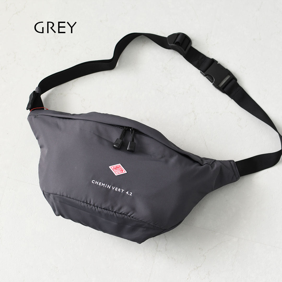 DANTON [ダントン] Polyester Taffeta Sling Bag -CHEMIN VERT 4.2- [CHEMIN VERT 42] ポリエステルタフタ スリングバッグ・シュマン・ヴェール 4.2・ボディバッグ・ポリエステルタフタ・ショルダーバッグ・MEN'S / LADY'S [2026AW]