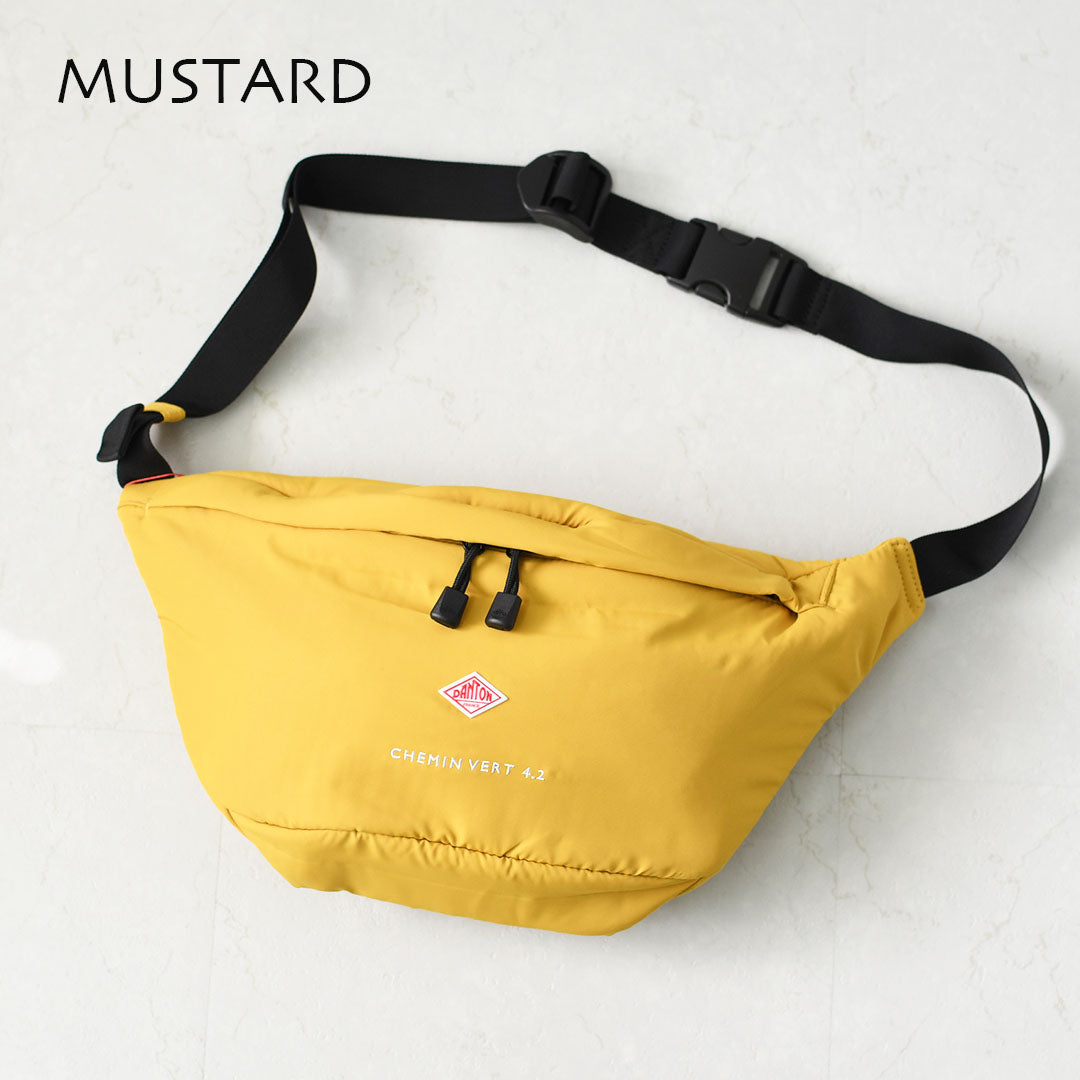 DANTON [ダントン] Polyester Taffeta Sling Bag -CHEMIN VERT 4.2- [CHEMIN VERT 42] ポリエステルタフタ スリングバッグ・シュマン・ヴェール 4.2・ボディバッグ・ポリエステルタフタ・ショルダーバッグ・MEN'S / LADY'S [2026AW]