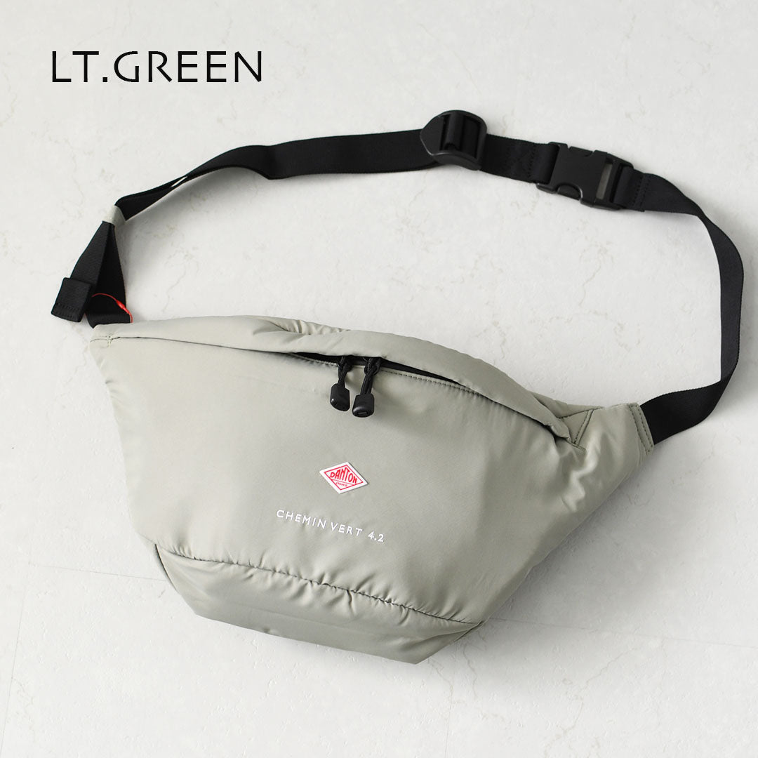 DANTON [ダントン] Polyester Taffeta Sling Bag -CHEMIN VERT 4.2- [CHEMIN VERT 42] ポリエステルタフタ スリングバッグ・シュマン・ヴェール 4.2・ボディバッグ・ポリエステルタフタ・ショルダーバッグ・MEN'S / LADY'S [2026AW]