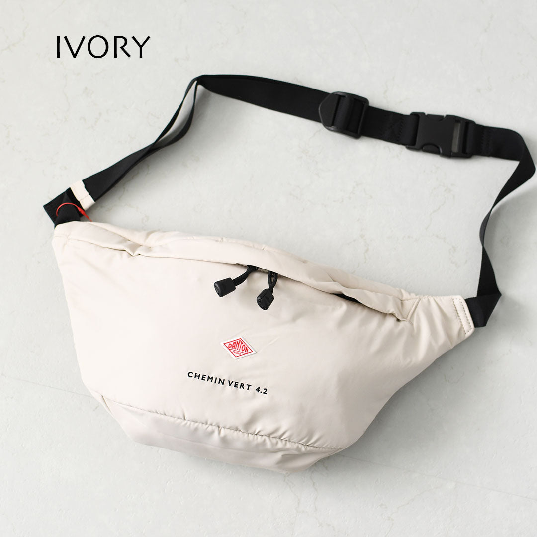 DANTON [ダントン] Polyester Taffeta Sling Bag -CHEMIN VERT 4.2- [CHEMIN VERT 42] ポリエステルタフタ スリングバッグ・シュマン・ヴェール 4.2・ボディバッグ・ポリエステルタフタ・ショルダーバッグ・MEN'S / LADY'S [2026AW]