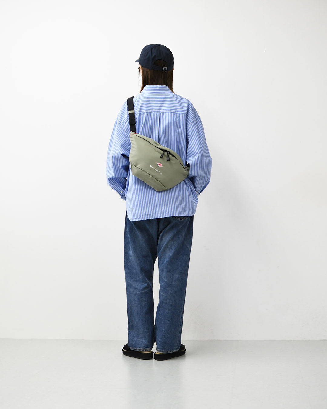 DANTON [ダントン] Polyester Taffeta Sling Bag -CHEMIN VERT 4.2- [CHEMIN VERT 42] ポリエステルタフタ スリングバッグ・シュマン・ヴェール 4.2・ボディバッグ・ポリエステルタフタ・ショルダーバッグ・MEN'S / LADY'S [2026AW]