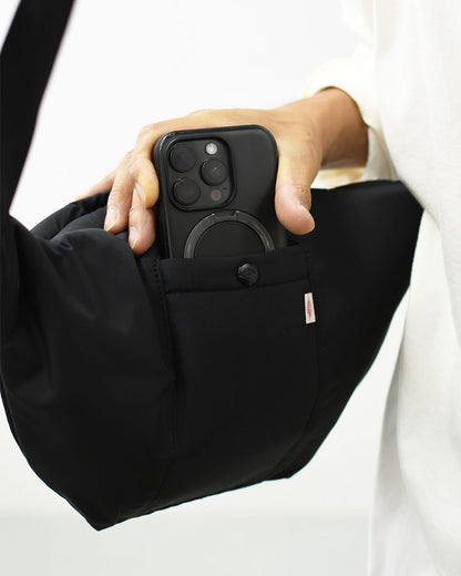 DANTON [ダントン] Polyester Taffeta Sling Bag -CHEMIN VERT 4.2- [CHEMIN VERT 42] ポリエステルタフタ スリングバッグ・シュマン・ヴェール 4.2・ボディバッグ・ポリエステルタフタ・ショルダーバッグ・MEN'S / LADY'S [2026AW]
