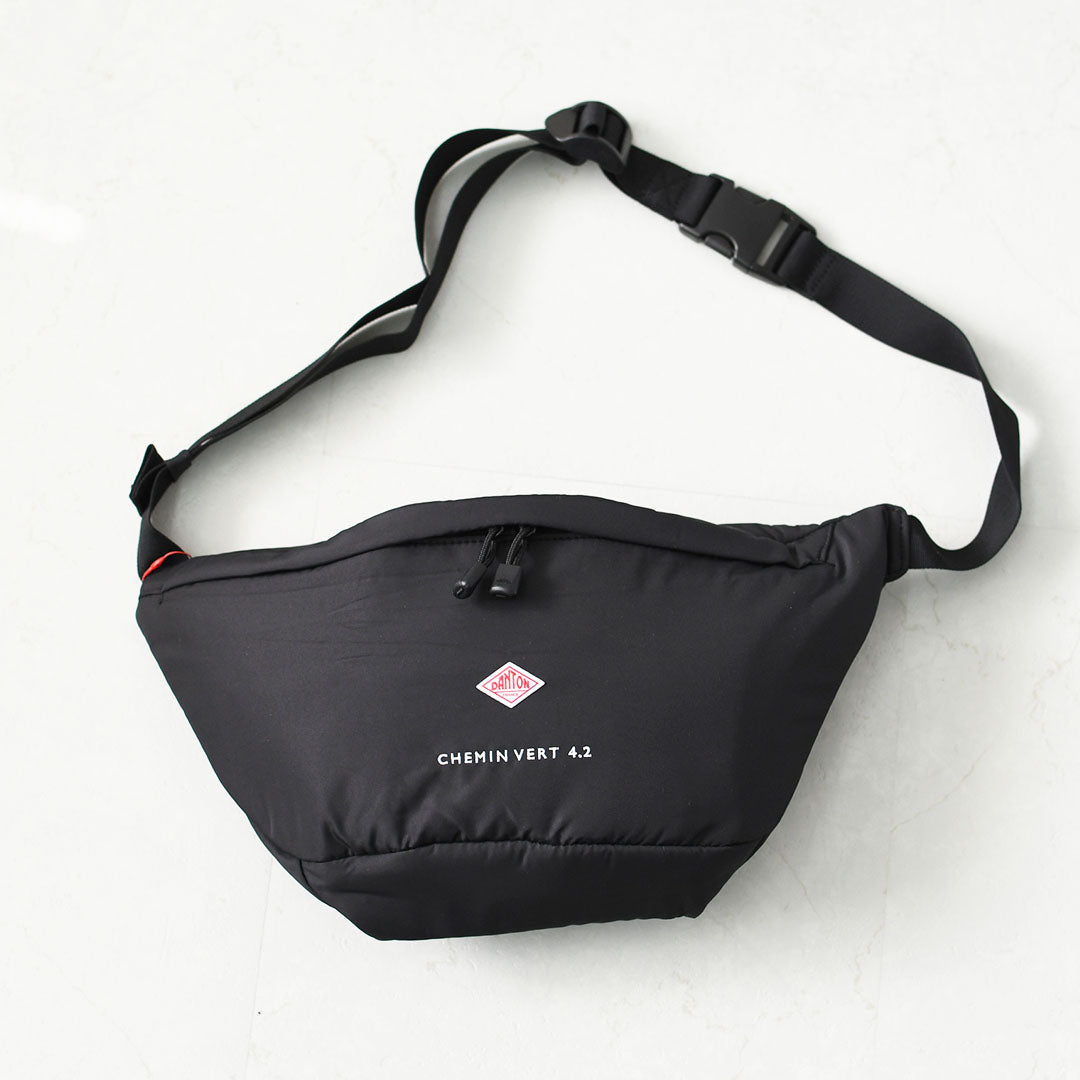 DANTON [ダントン] Polyester Taffeta Sling Bag -CHEMIN VERT 4.2- [CHEMIN VERT 42] ポリエステルタフタ スリングバッグ・シュマン・ヴェール 4.2・ボディバッグ・ポリエステルタフタ・ショルダーバッグ・MEN'S / LADY'S [2026AW]