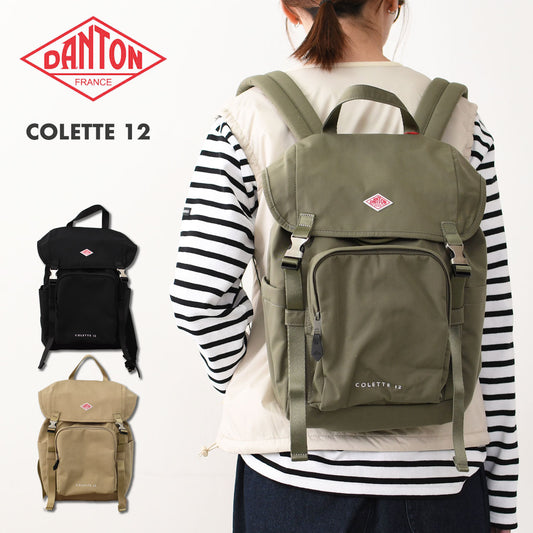 DANTON [ダントン] SOLOTEX TWILL FLAP TOP RUCKSACK「COLETTE 12」 [COLETTE12] ソロテックスツイルトップリュックサック [2025SS]