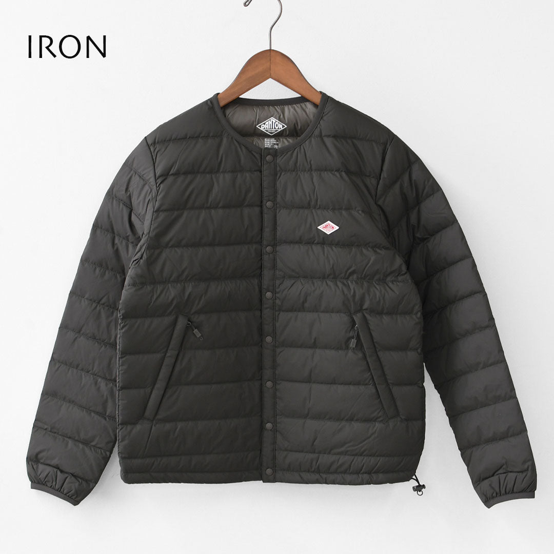 DANTON [ダントン] W CREWNECK INNER DOWN JACKET [DT-A0001RRT] クルーネックインナーダウンジャケット・羽毛・フレンチワーク・おしゃれダウン・コート・アウター・LADY'S [2025AW]