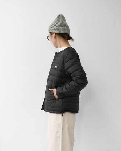 DANTON [ダントン] W CREWNECK INNER DOWN JACKET [DT-A0001RRT] クルーネックインナーダウンジャケット・羽毛・フレンチワーク・おしゃれダウン・コート・アウター・LADY'S [2025AW]