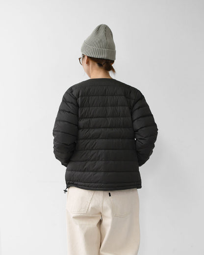 DANTON [ダントン] W CREWNECK INNER DOWN JACKET [DT-A0001RRT] クルーネックインナーダウンジャケット・羽毛・フレンチワーク・おしゃれダウン・コート・アウター・LADY'S [2025AW]