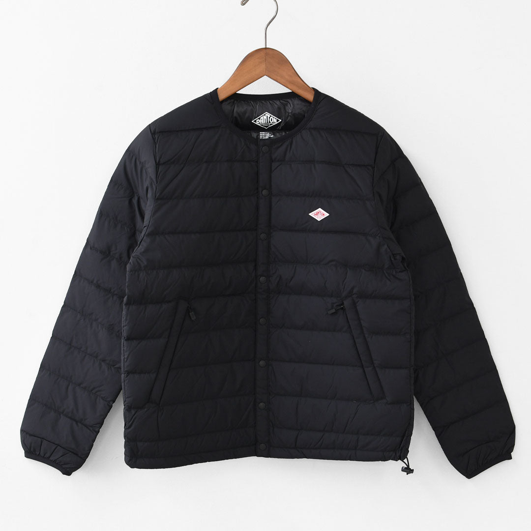 DANTON [ダントン] W CREWNECK INNER DOWN JACKET [DT-A0001RRT] クルーネックインナーダウンジャケット・羽毛・フレンチワーク・おしゃれダウン・コート・アウター・LADY'S [2025AW]