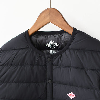 DANTON [ダントン] W CREWNECK INNER DOWN JACKET [DT-A0001RRT] クルーネックインナーダウンジャケット・羽毛・フレンチワーク・おしゃれダウン・コート・アウター・LADY'S [2025AW]