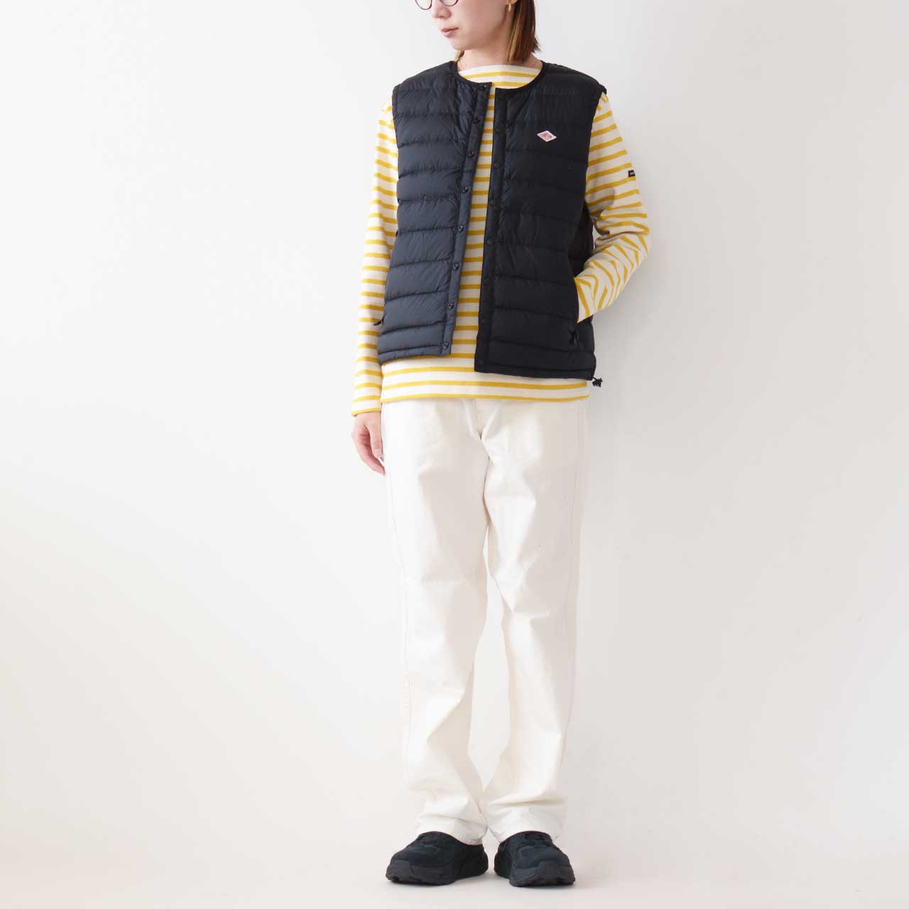 DANTON [ダントン] W INNER DOWN CREWNECK VEST [DT-A0002NNF-T] インナーダウンクルーネックベスト [2024AW]