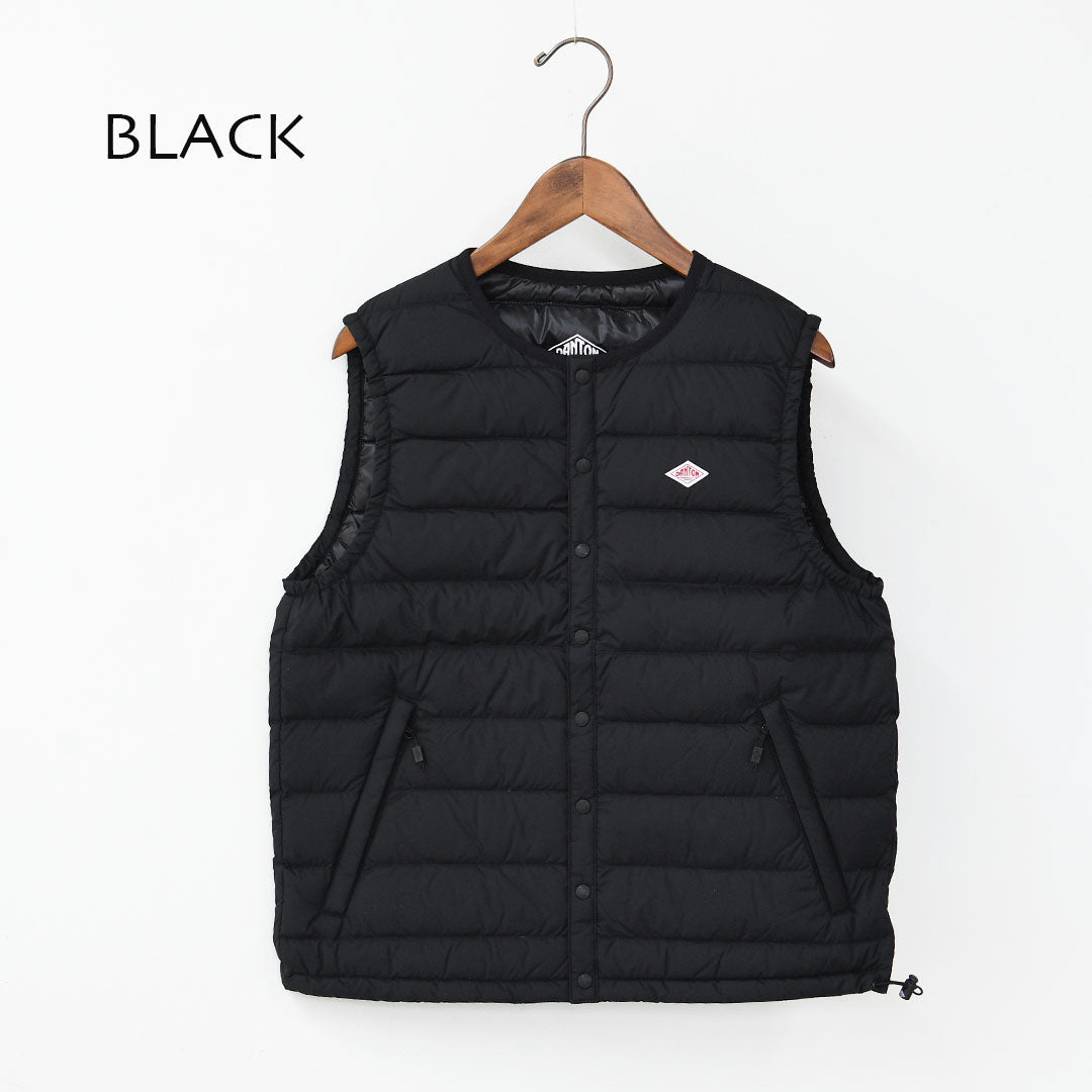 DANTON [ダントン] W CREWNECK INNER DOWN VEST [DT-A0002RRT] クルーネックインナーダウンベスト・インナーベスト・クルーネック・ナイロン・アウター・LADY'S [2025AW]