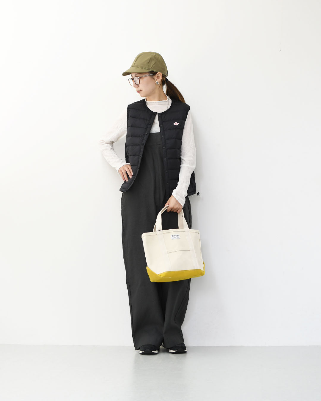 DANTON [ダントン] W CREWNECK INNER DOWN VEST [DT-A0002RRT] クルーネックインナーダウンベスト・インナーベスト・クルーネック・ナイロン・アウター・LADY'S [2025AW]