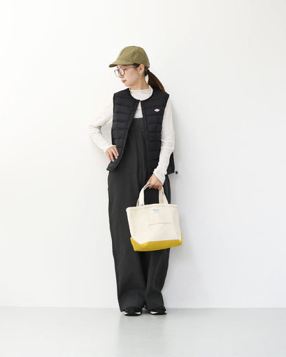 DANTON [ダントン] W CREWNECK INNER DOWN VEST [DT-A0002RRT] クルーネックインナーダウンベスト・インナーベスト・クルーネック・ナイロン・アウター・LADY'S [2025AW]