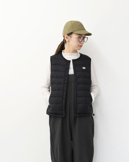 DANTON [ダントン] W CREWNECK INNER DOWN VEST [DT-A0002RRT] クルーネックインナーダウンベスト・インナーベスト・クルーネック・ナイロン・アウター・LADY'S [2025AW]