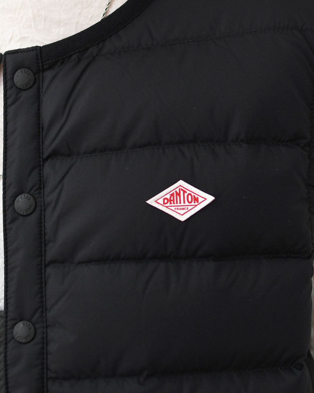 DANTON [ダントン] W CREWNECK INNER DOWN VEST [DT-A0002RRT] クルーネックインナーダウンベスト・インナーベスト・クルーネック・ナイロン・アウター・LADY'S [2025AW]