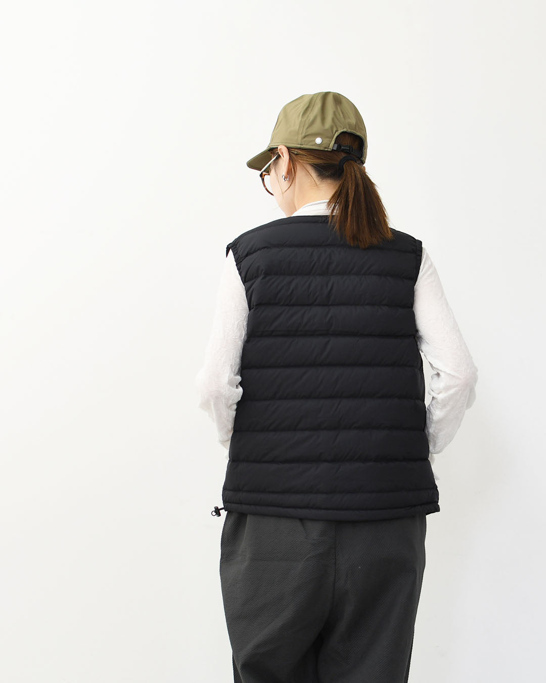 DANTON [ダントン] W CREWNECK INNER DOWN VEST [DT-A0002RRT] クルーネックインナーダウンベスト・インナーベスト・クルーネック・ナイロン・アウター・LADY'S [2025AW]